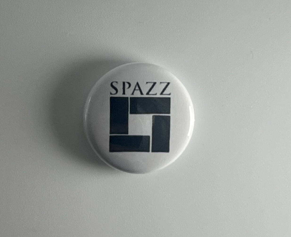 Spazz Power Violence Logo 1″ Button Badge Pin S006B