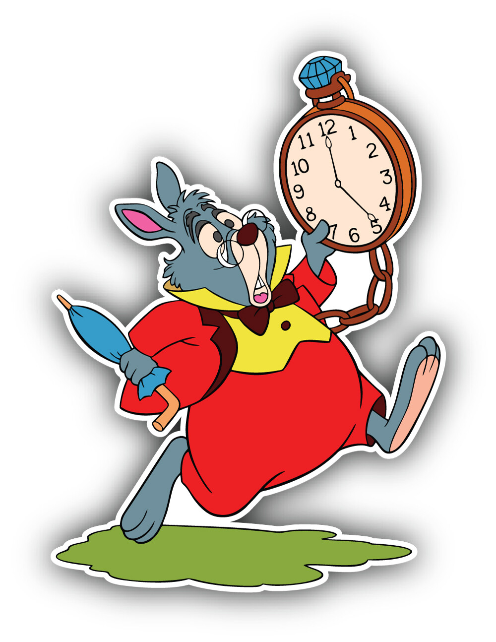 Alice In Wonderland Cartoon Sticker Bumper Decal – ”SIZES”