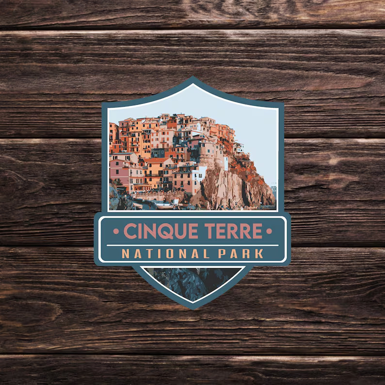 Cinque Terre National Park Sticker – Italy Adventure Travel Collection