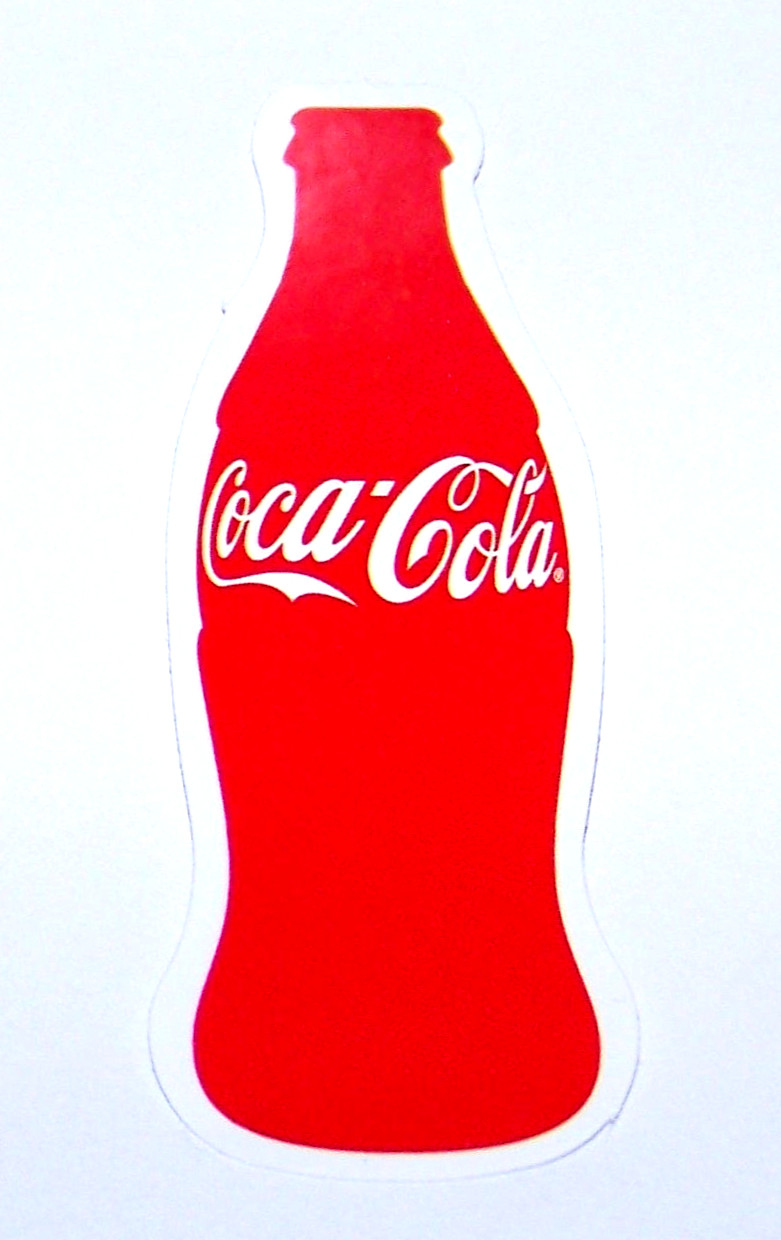 COKE – COCA COLA Logo Die Cut Sticker Decal Soda Pop Coca-Cola