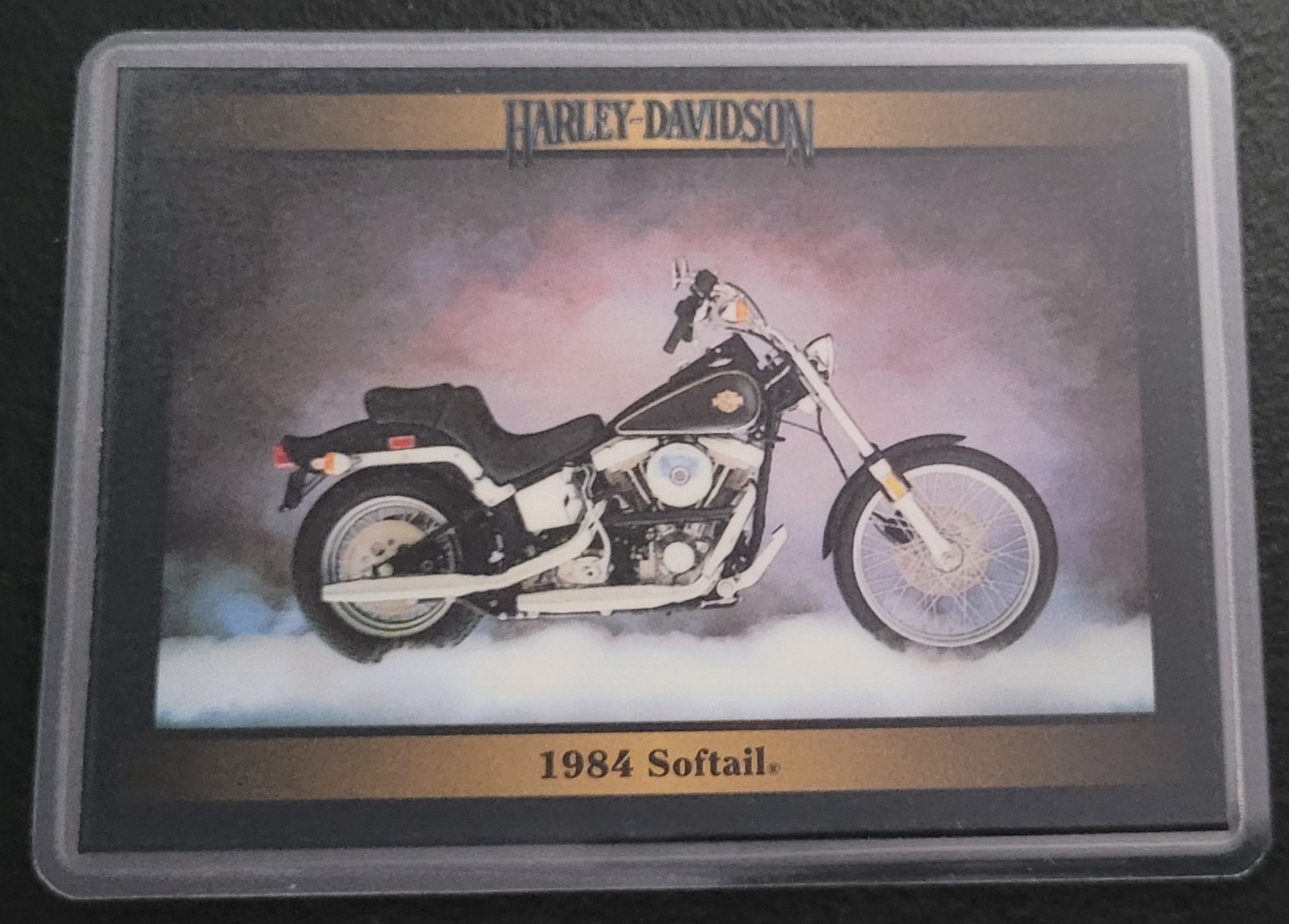 Vintage Harley Davidson Collectible Card Fridge/Locker/Cabinet Laminated Magnets
