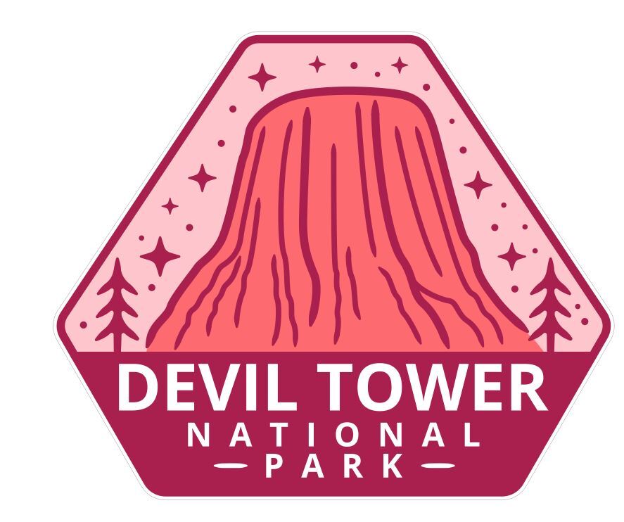 Devil Tower National Park Sticker Decal A495