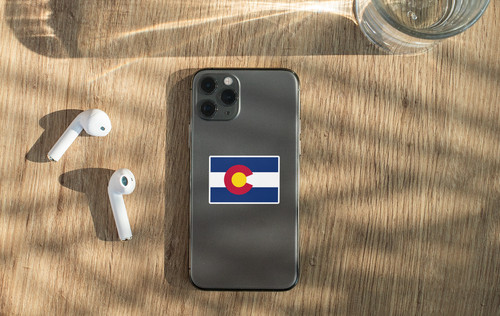 State of Colorado Flag Sticker Decal USA Colorado State