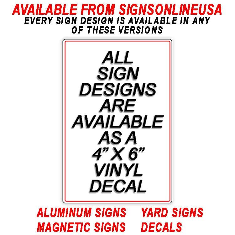 Magnetic Sign No Soliciting / Do Not Ring Or Knock / Do Not Post Ads Or Flyers