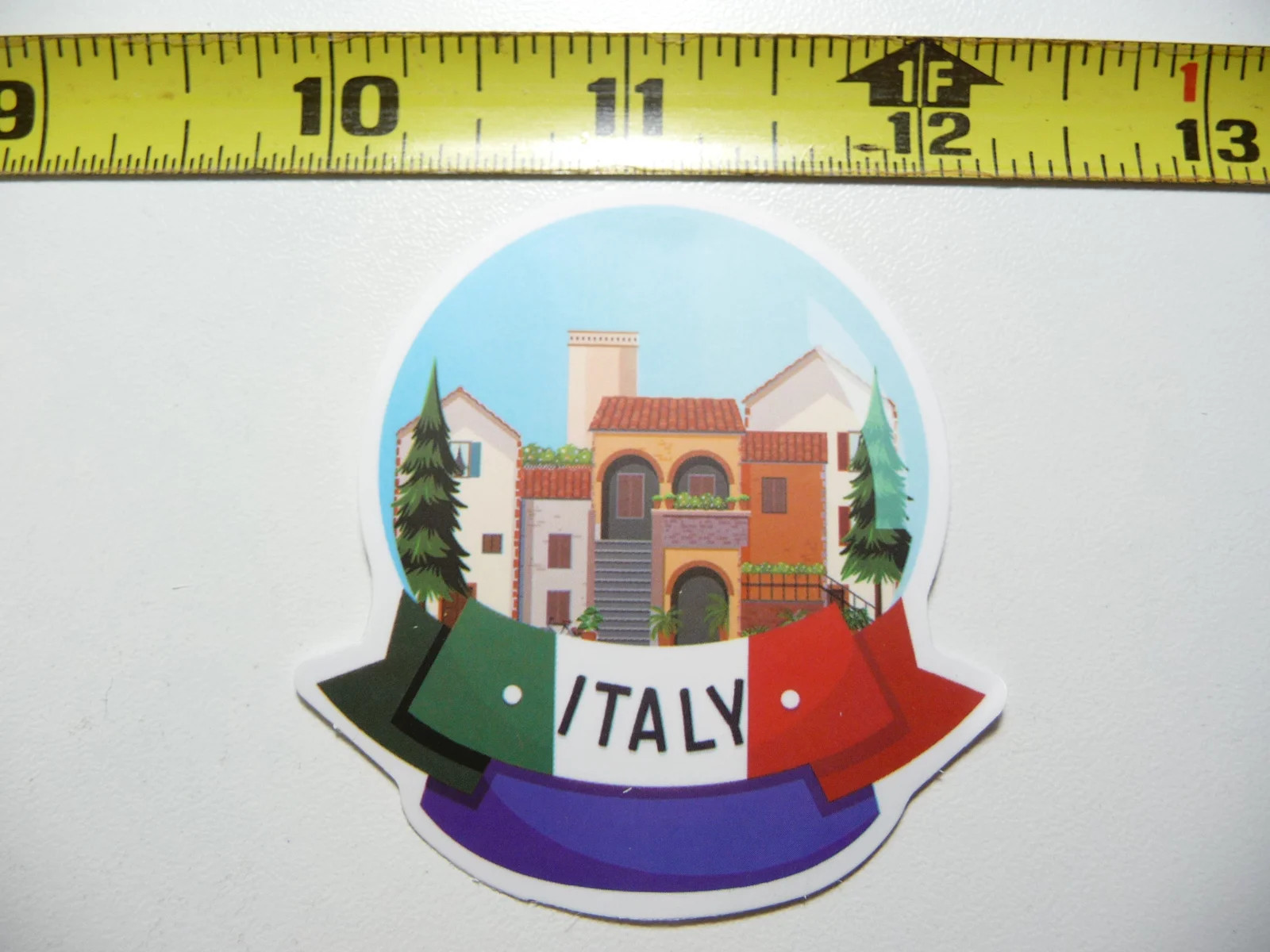 ITALY ITALIAN NEIGHBORHOOD SMALL STICKER DECAL VACATION TRIP VISIT MEMORIES
