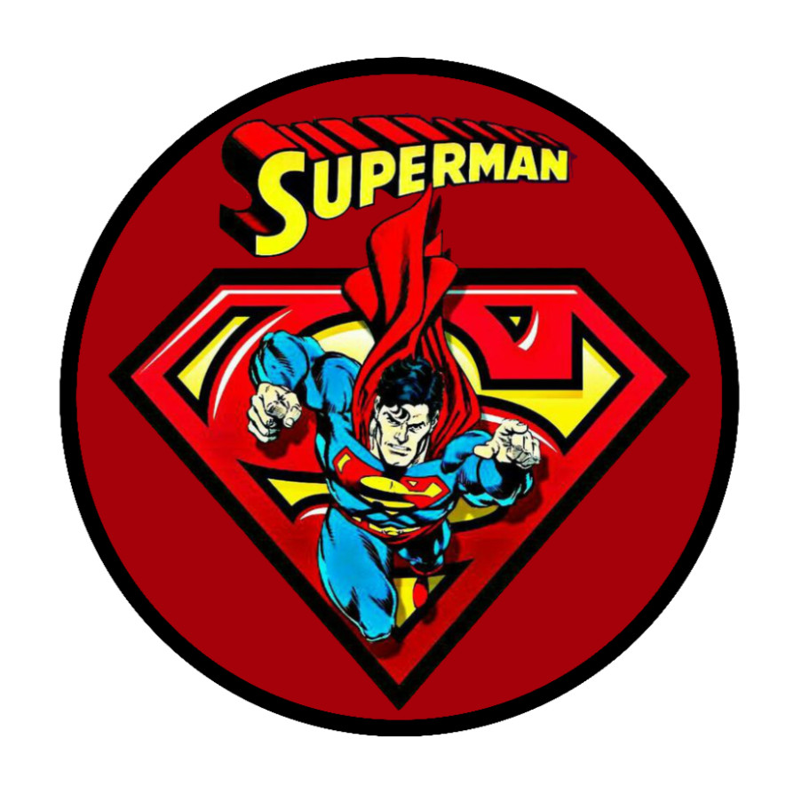 Superman (Red) – 4″ Vinyl Decal Sticker Car Cooler Laptop Truck Smoker Trailer