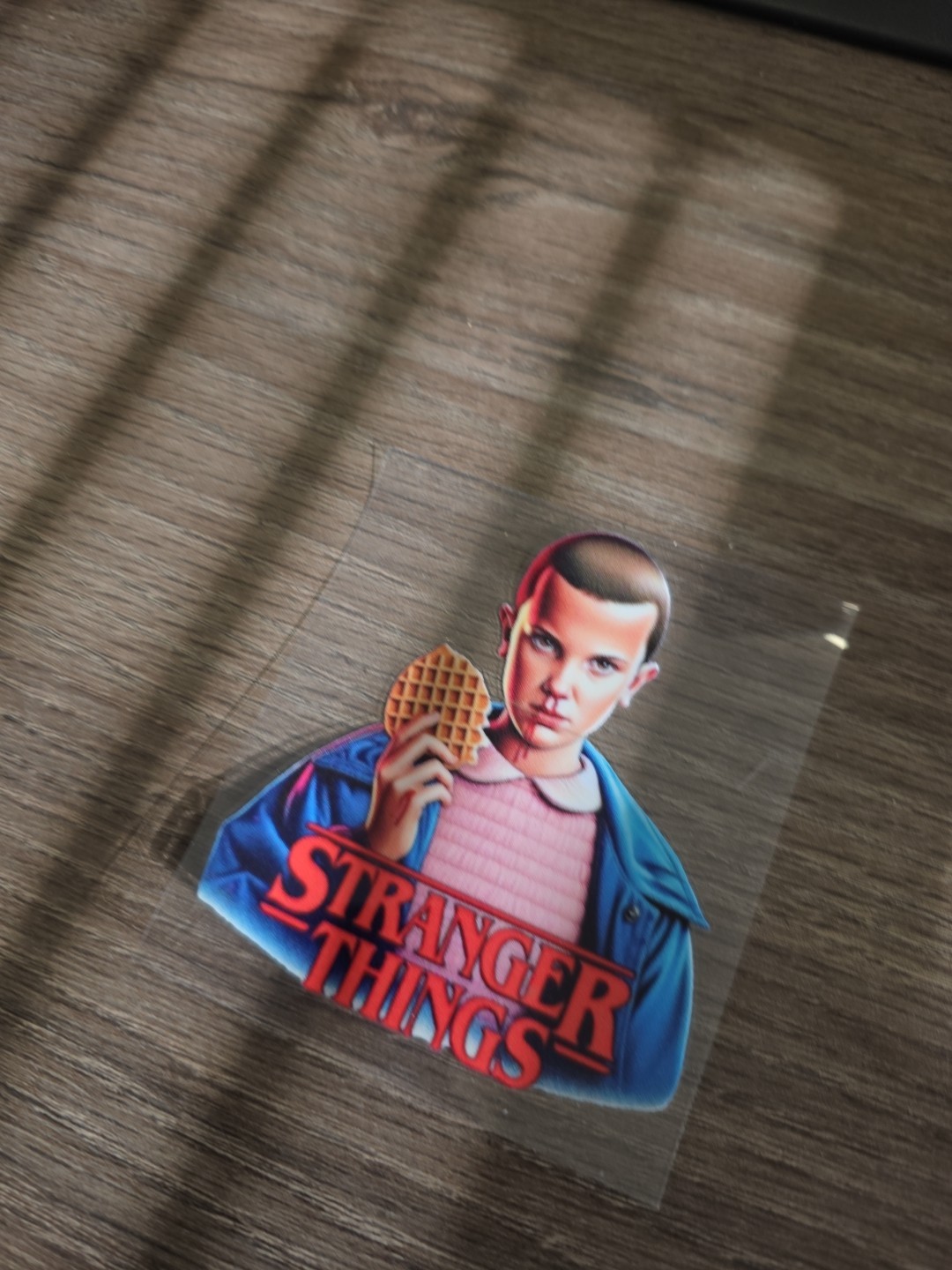 Eleven Waffle Stranger Things UV DTF Dcal Sticker Raised Waterproof USA