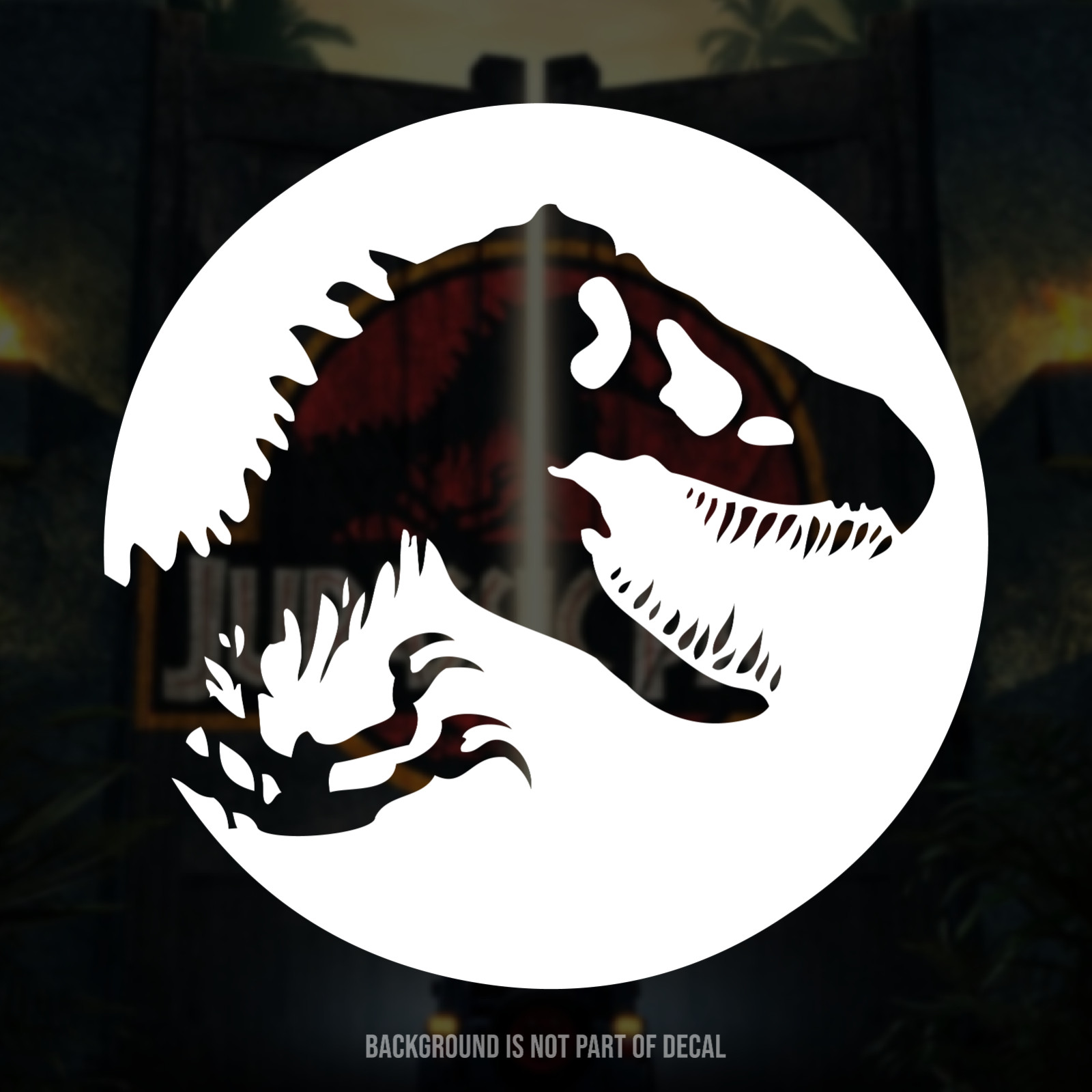 Jurassic Park – Jurassic World T-Rex Vinyl Decal Sticker