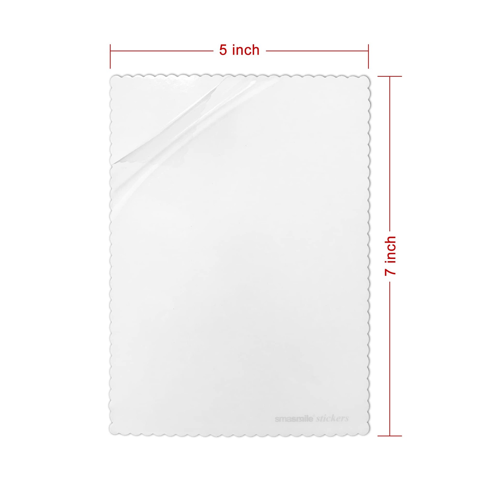 Windshield Sticker Applicator 5Pack 5″x7″ Static Cling Stickers Easy Application