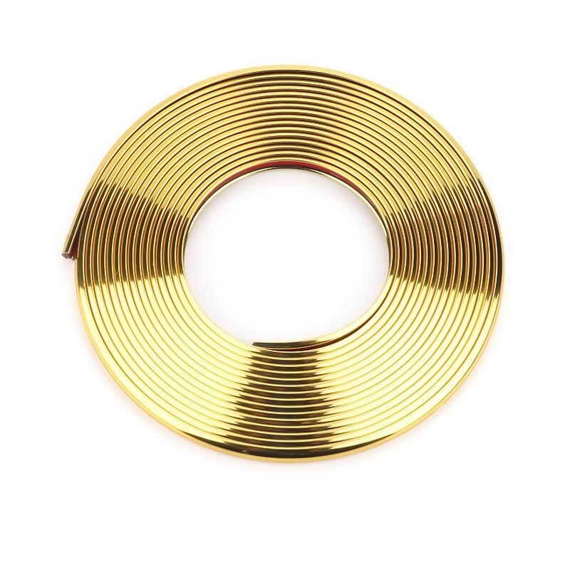 Self-adhesive Chrome Car Grille Moulding Strip Trim Scratch Protector Edge Trim