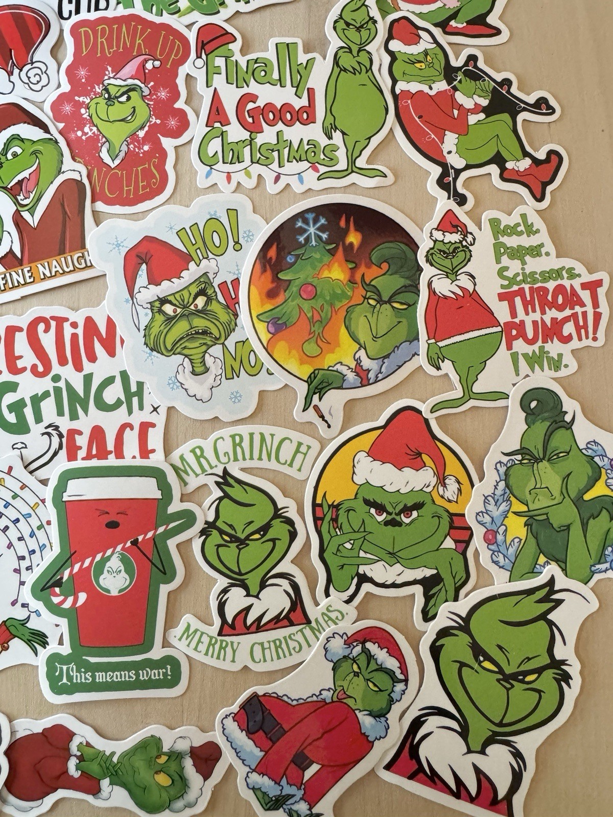 Grinch Stickers