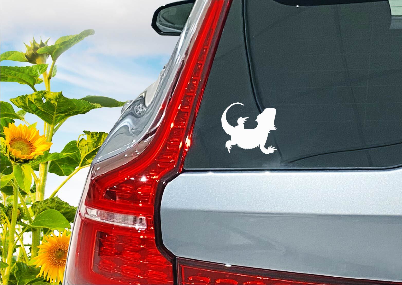 Bearded Dragon Decal Sticker Beardie Reptile Lizard Herp Scale Kids Pet Life