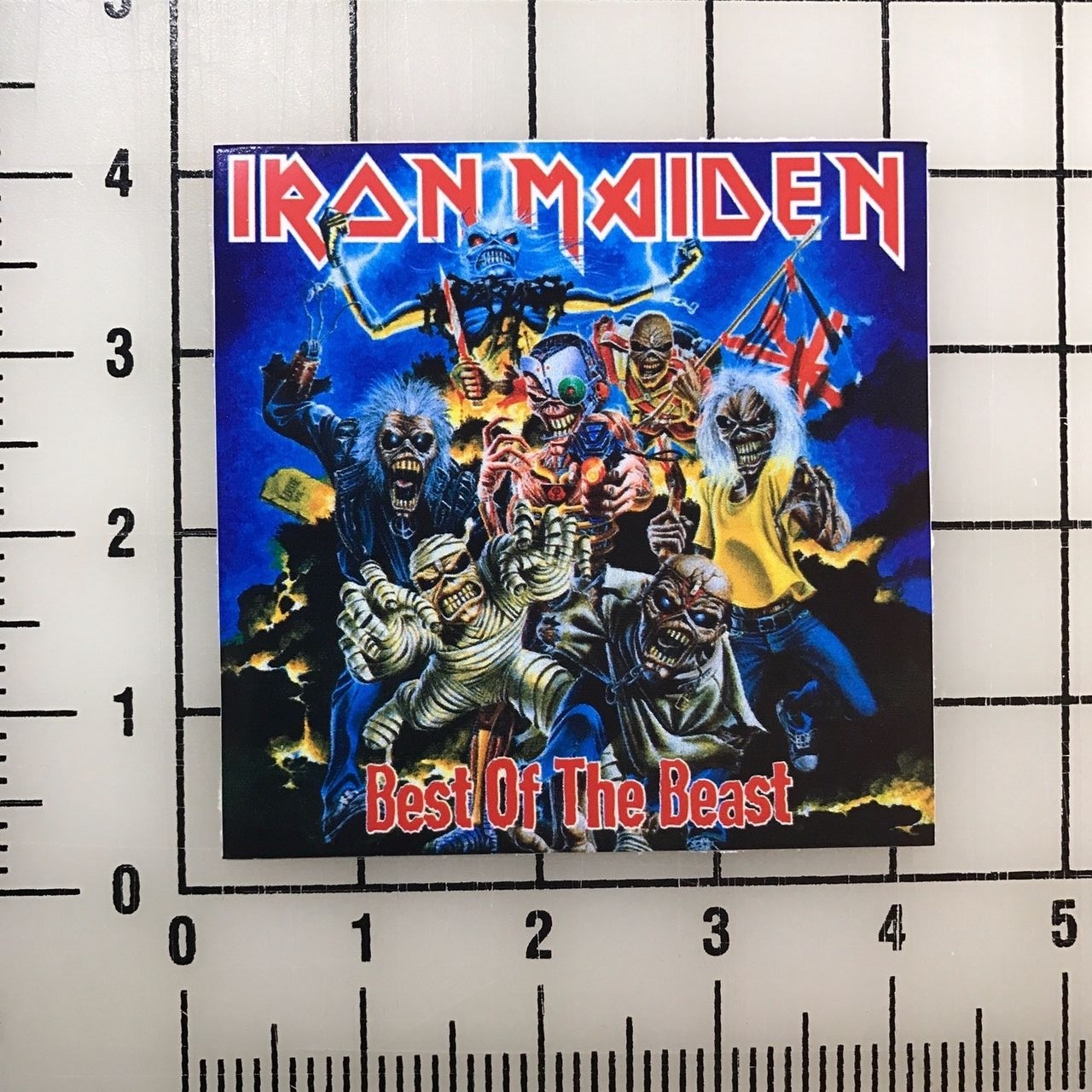 Iron Maiden Best of the Beast 4″ Wide Vinyl Decal Sticker BOGO