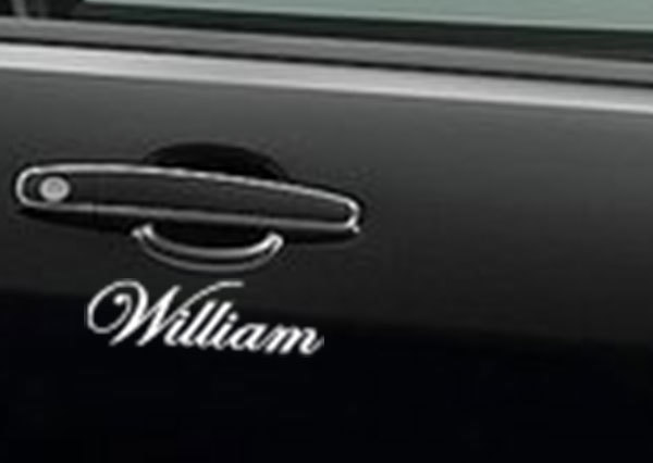Custom Text Outdoor Permanent Vinyl Decal Sticker Very Durable 5 cm ~ 200 cm
