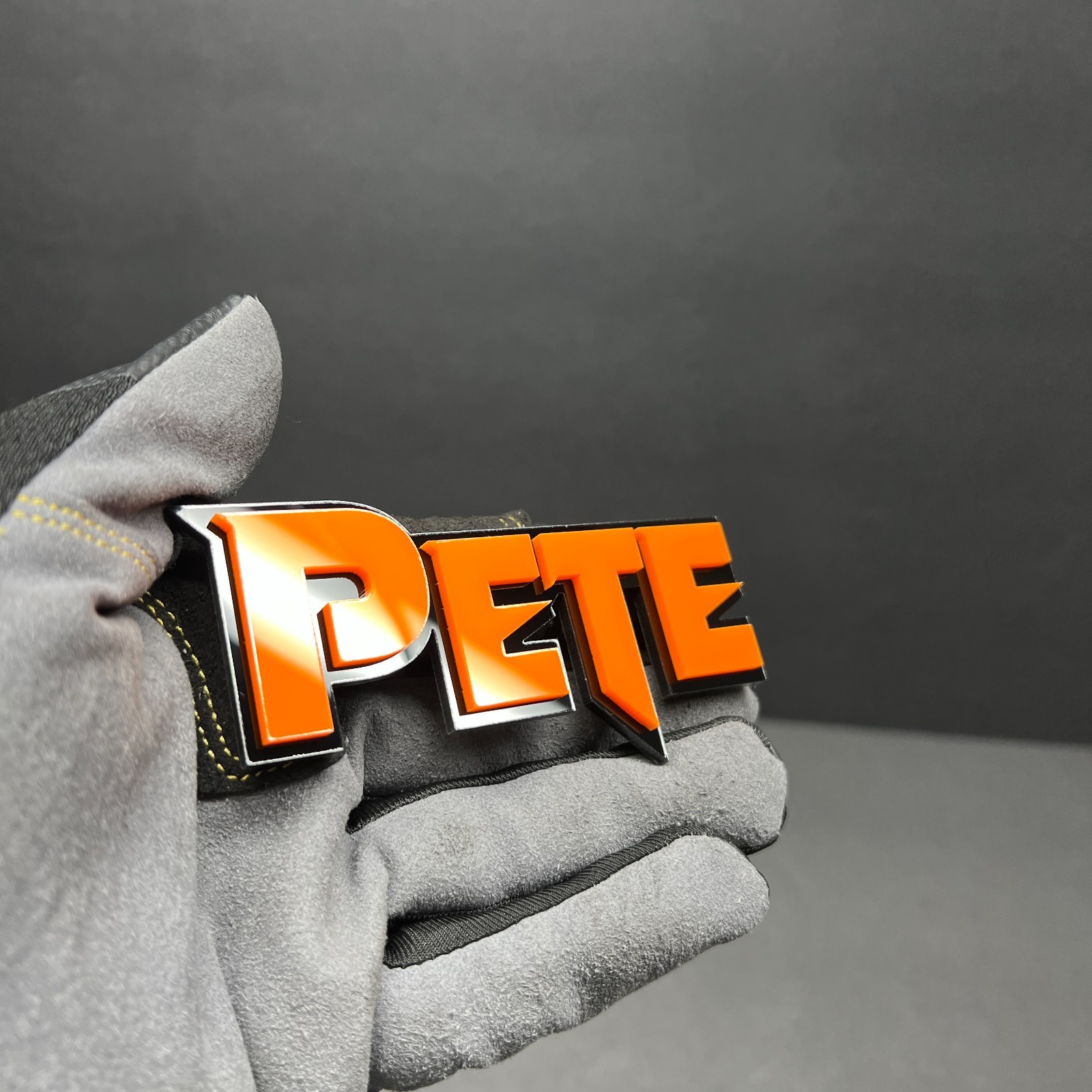 Custom Lazer Cut Car Acrylic Emblem MULTI COLOR Badge Customized Text Names!