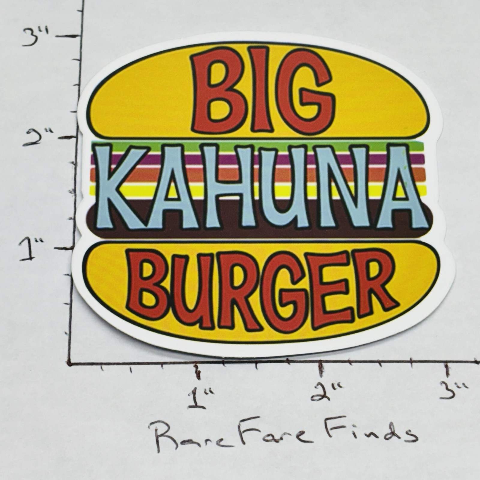 Pulp Fiction BIG KAHUNA BURGER Adult Humor Vinyl Decal Sticker • w/ Tracking‼