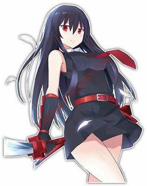 Akame Ga Kill Akame Anime JDM Car Sticker 005