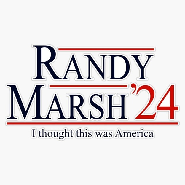 South Park Randy Marsh ’24 I thought this was America, Vinyl Die Cut Sticker