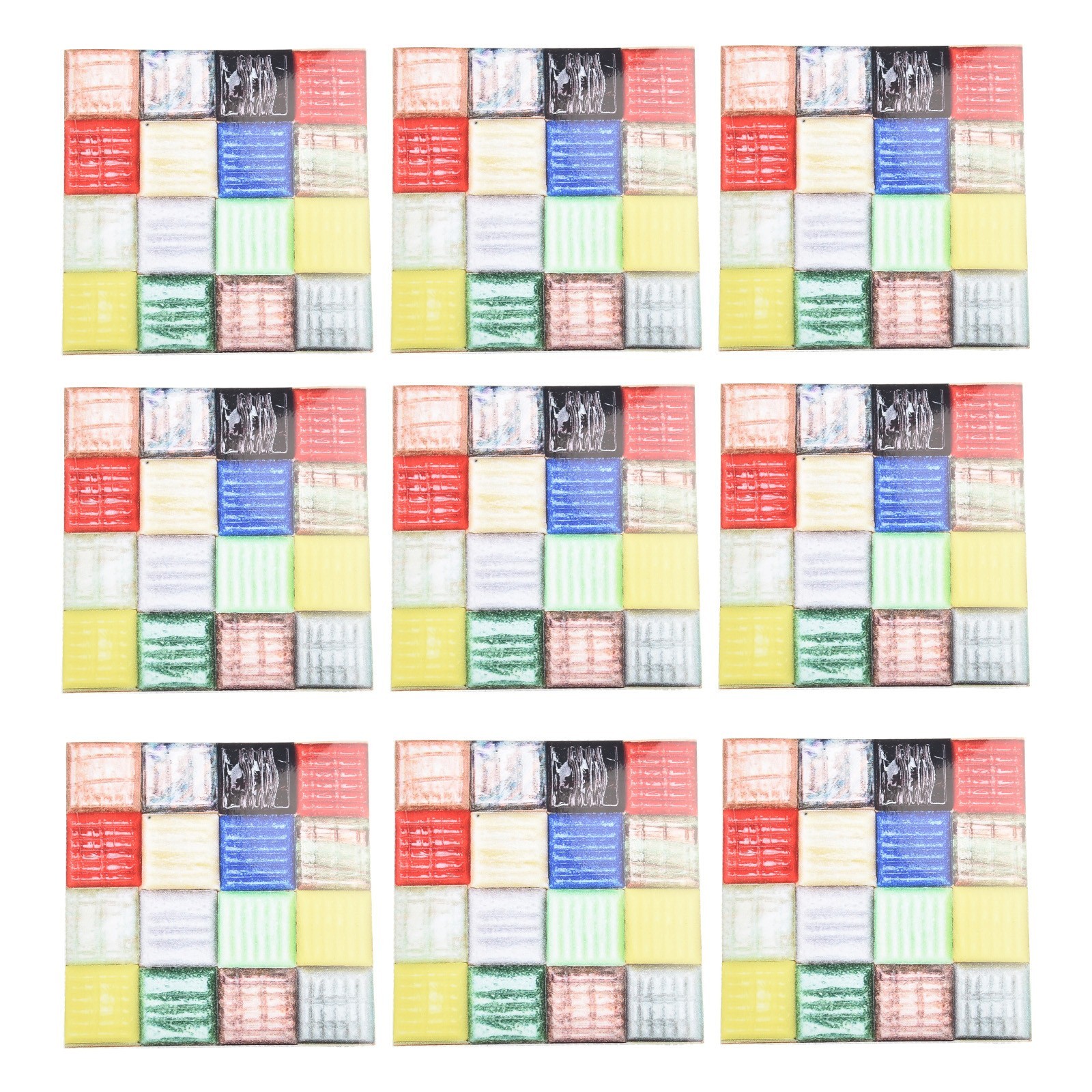 Wall Stickers Waterproof Backsplashes For Bathroom Mosaic Stickers 10*10cm