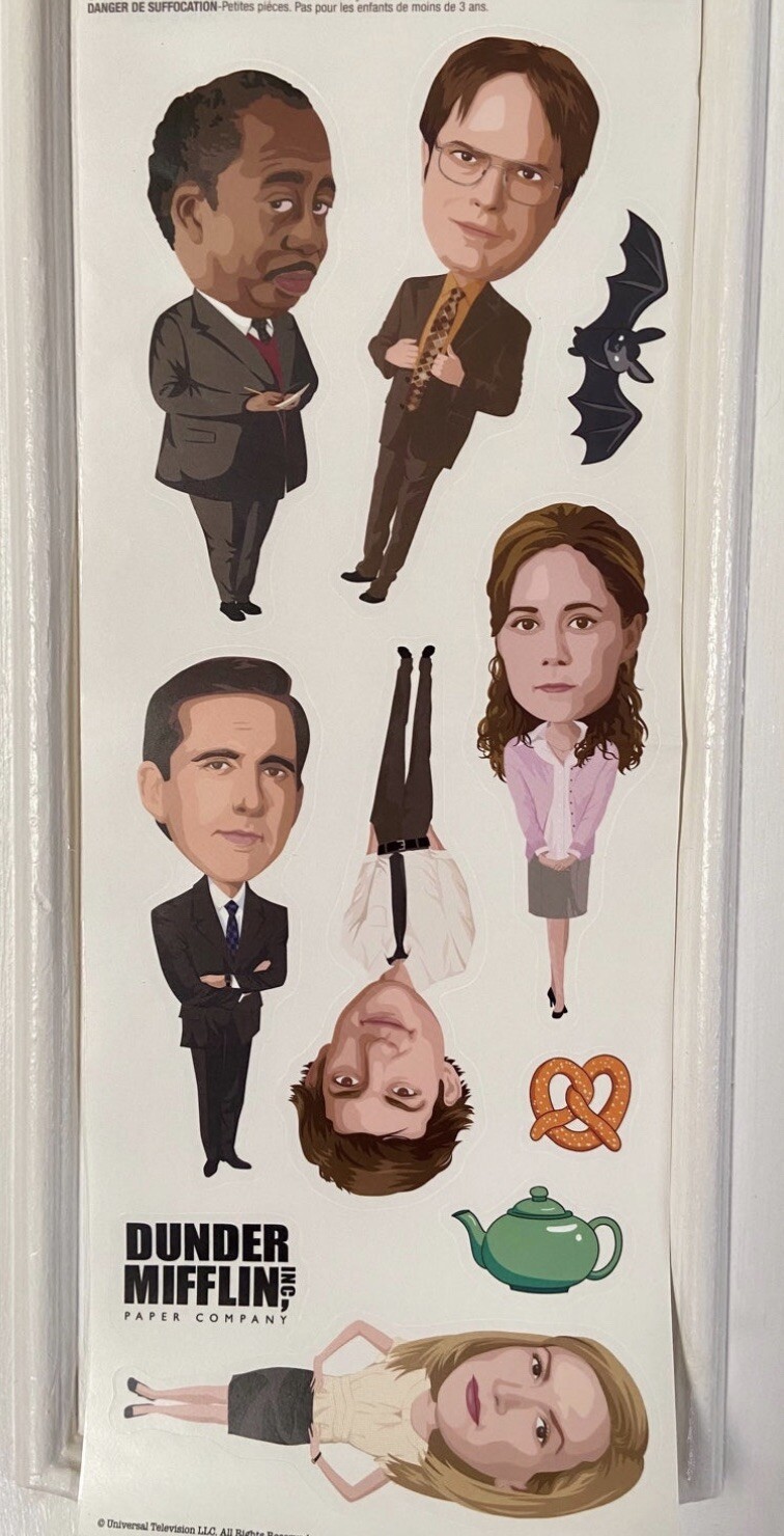The Office Wall Decals Autocollants 10 stickers dunder mifflin