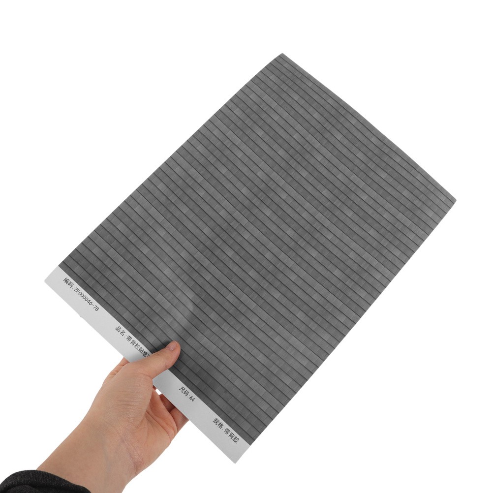 4 Sheets Dollhouse Miniature Roofing Decal – Peel And Stick Roof Tile Sheets