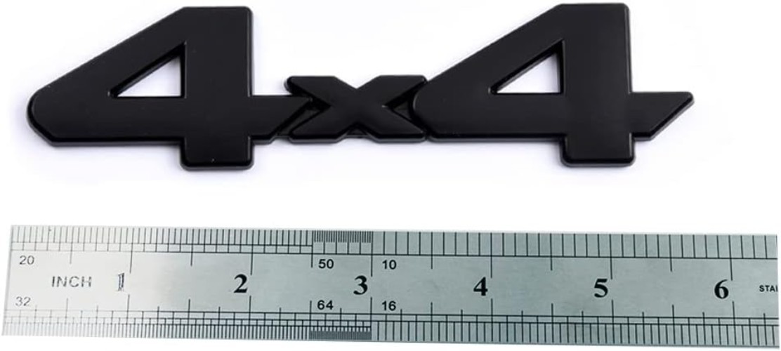 Durable Waterproof 4×4 Metal Emblem – Easy Install Decal for SUVs and Trucks