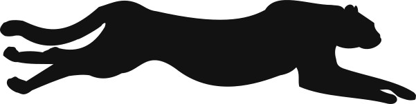 Black Cat, Wild Jungle Cat, Black Panther Vinyl Decal, Black Cheetah Cat