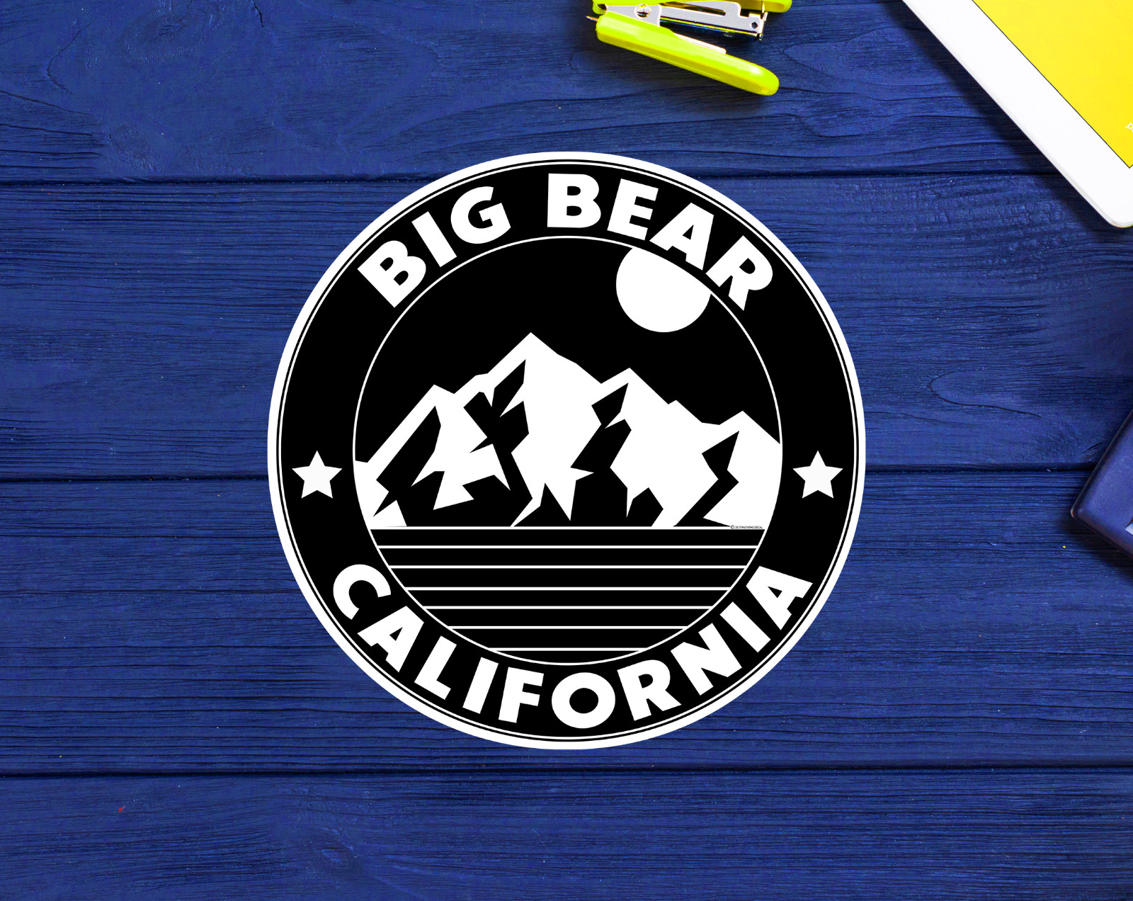 Big Bear Lake California Skiing Ski Vinyl Decal Sticker 3″ or 3.5″