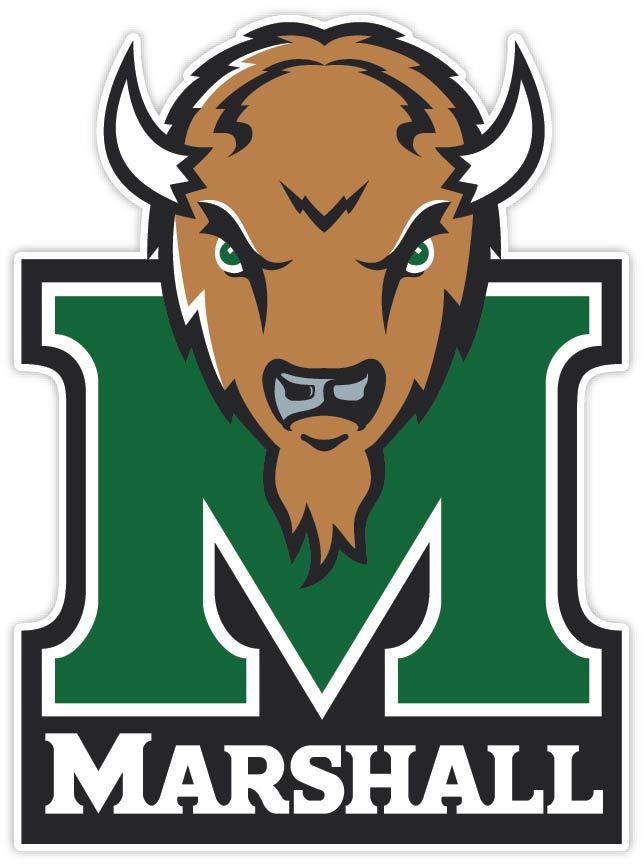 Marshall University Thundering Herd Vinyl Sticker Decal *SIZES* Cornhole Wall