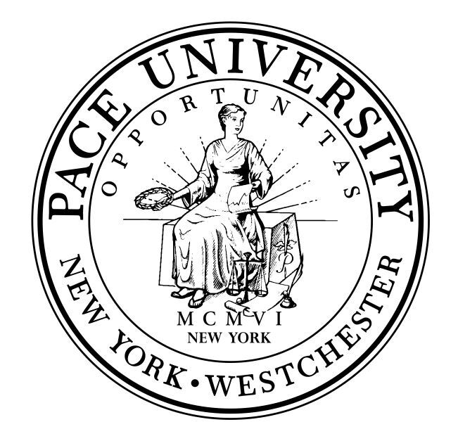 Pace University Sticker Decal R7736
