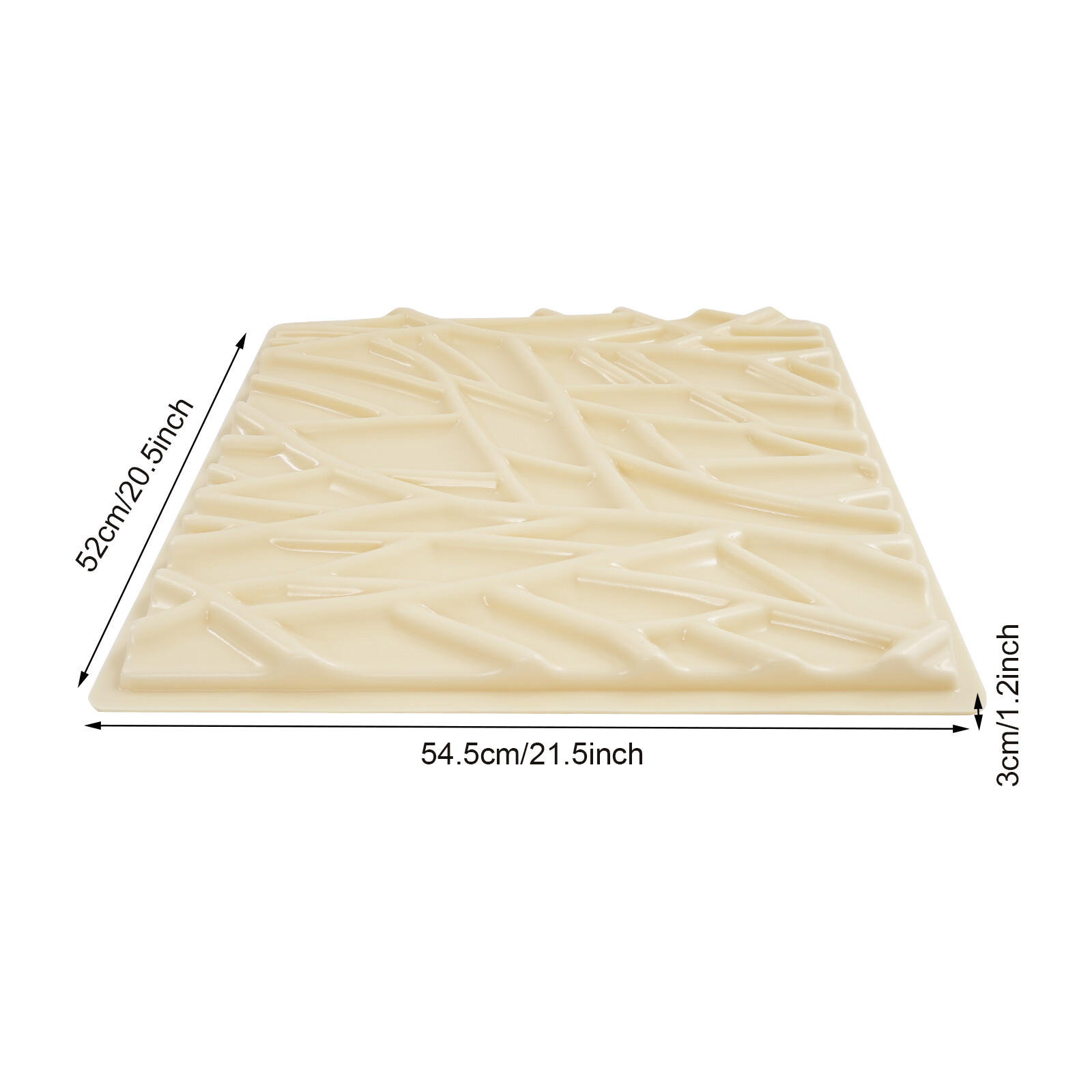 Beige 3D Wall Panels for Interior Wall Decor Wall Panles for Living Room Bedroom