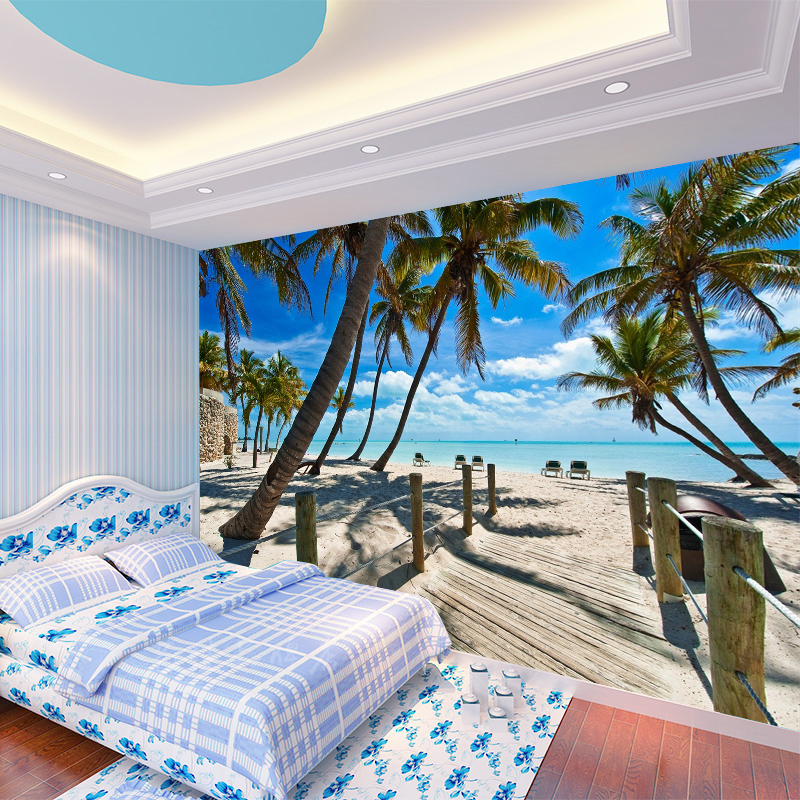 3D Quiet Beach 58 Wall Paper Wall Print Decal Wall Deco Indoor AJ Wall Paper
