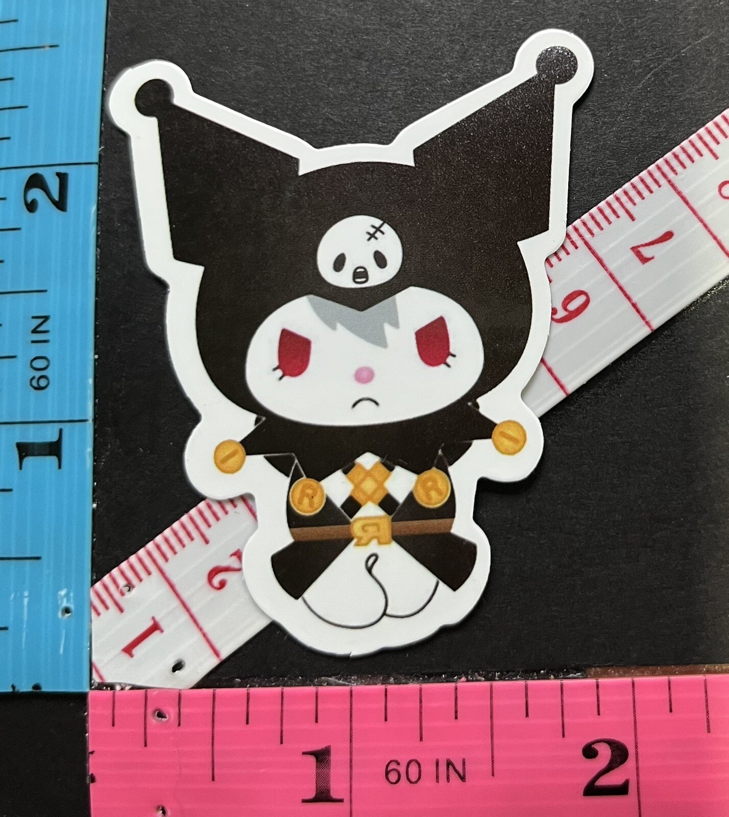 Kuromi The Jester – Vinyl Decal Sticker Bomb Sanrio EMO Goth Kawaii