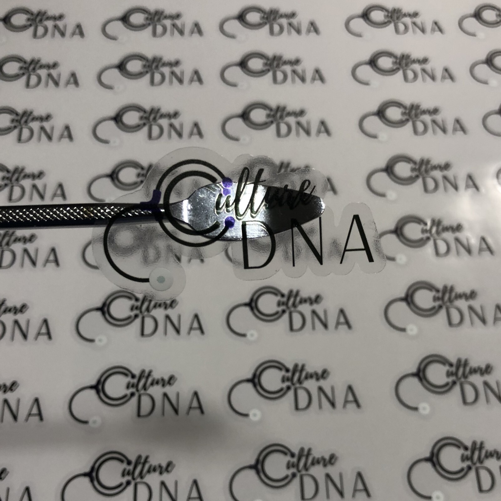 Waterproof Clear Sticker Transparent Stickers white ink print Clear label