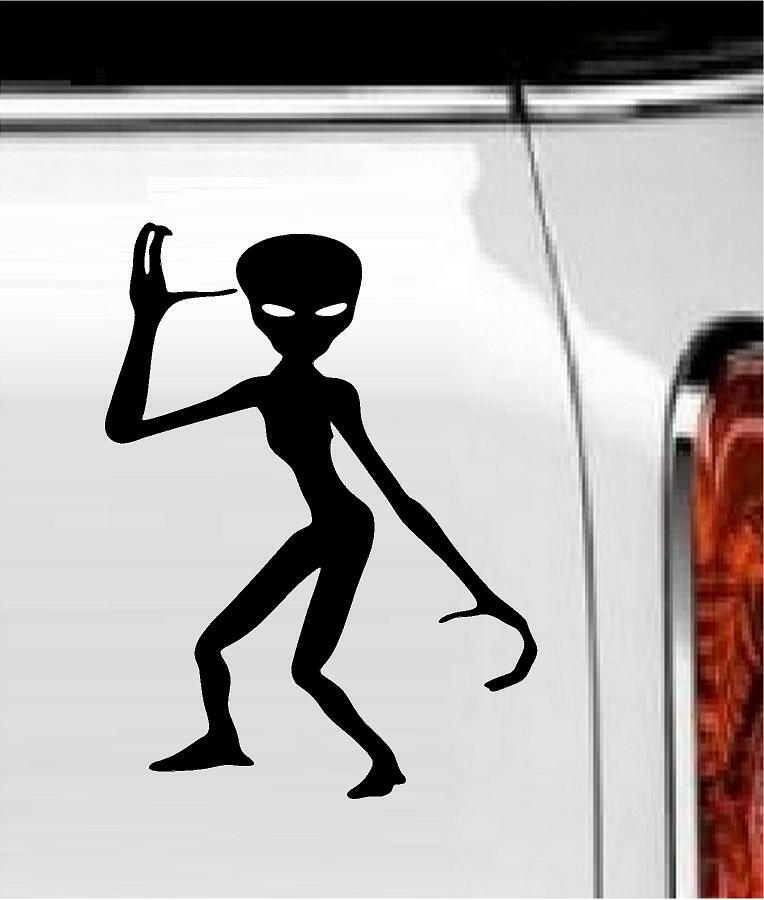 Alien #2 Vinyl Decal Home Décor 6″ x 8″