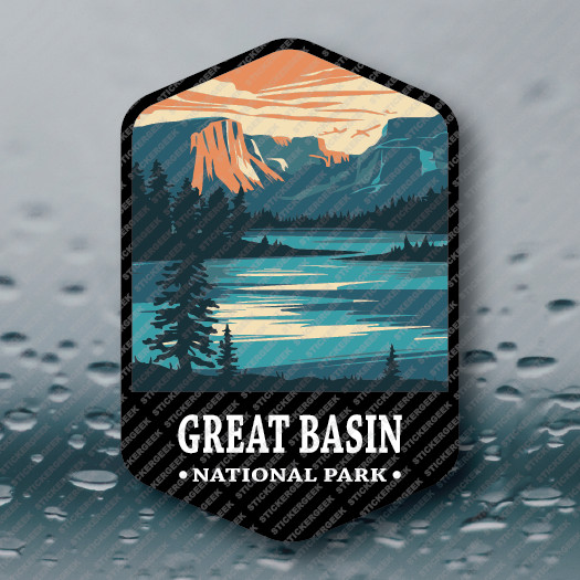 US National Park GREAT BASIN NEVADA Vinyl Sticker Outdoors Camping Hiking
