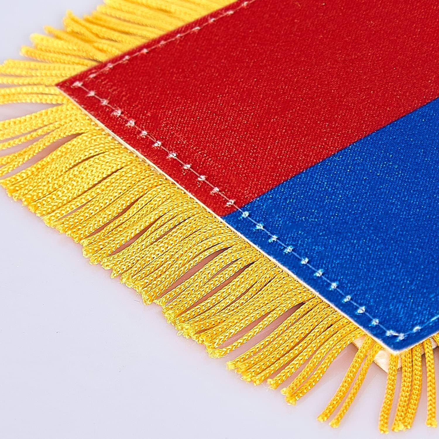 Double-Sided 3 X 5 Inch Philippine Flag for Cars & Home – Golden Fringe Detail