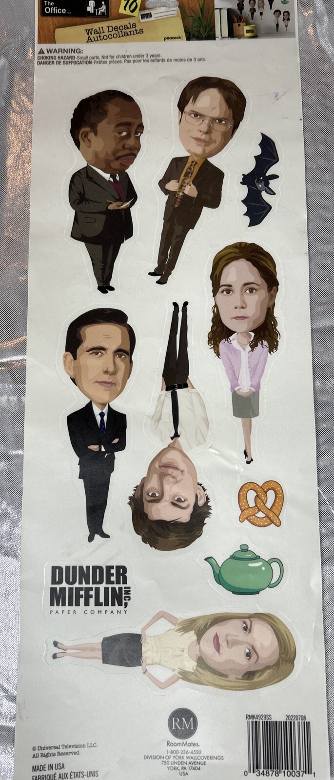2 Sets of The Office Wall Decal Stickers Wall Laptop FREE SHIPPING