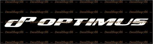 Optimus Bikes – Outdoor Sports – Bicycles – Vinyl Die-Cut Peel N’ Stick Decals