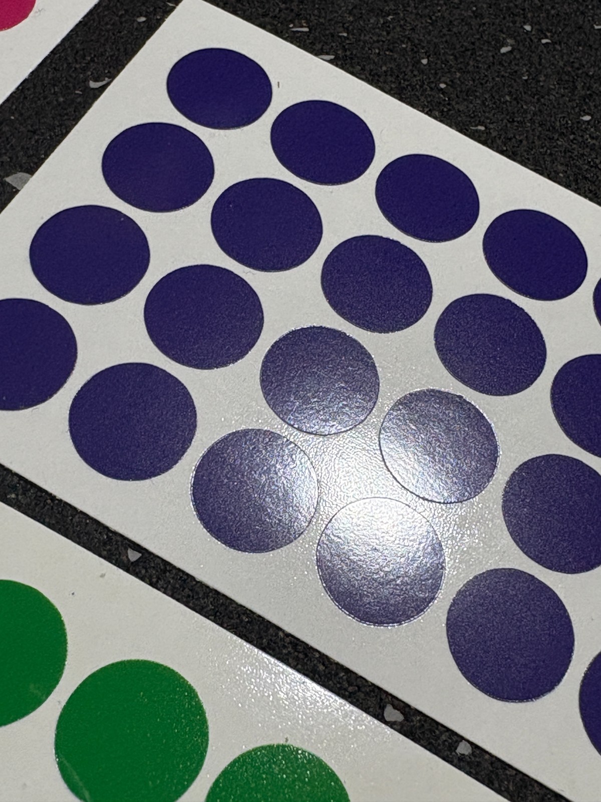 Polka Dot, Circle Marker Stickers – Permanent Outdoor Vinyl Sticker Decal