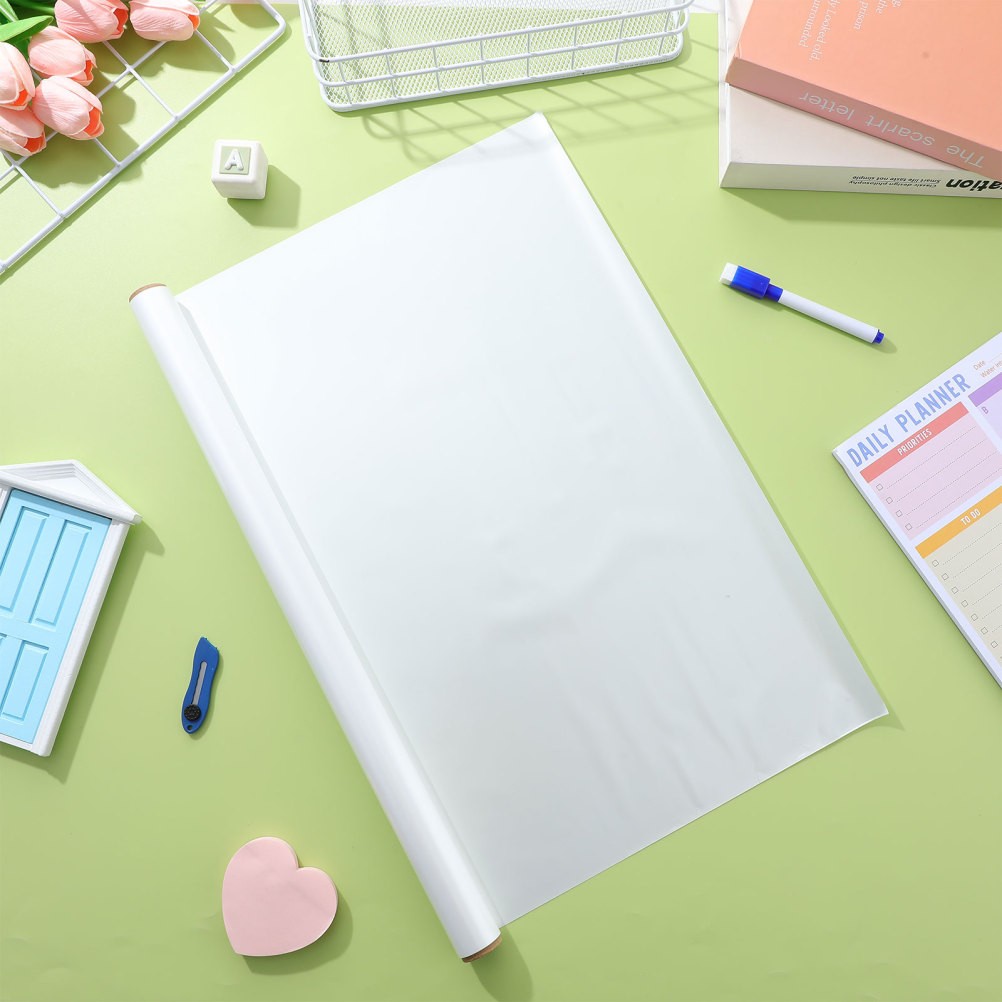 White Board Stick on Wall Large Dry Erase Whiteboard Paper Stickers