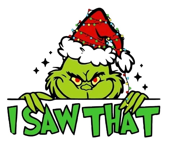 Christmas Grinch Sticker Decal Die Cut Laminated
