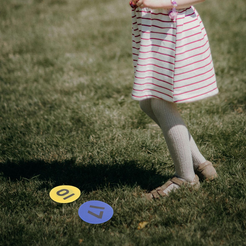 36 Sheets Floor Numbered Dots Self Adhesive Marker Carpet Markers for Kids