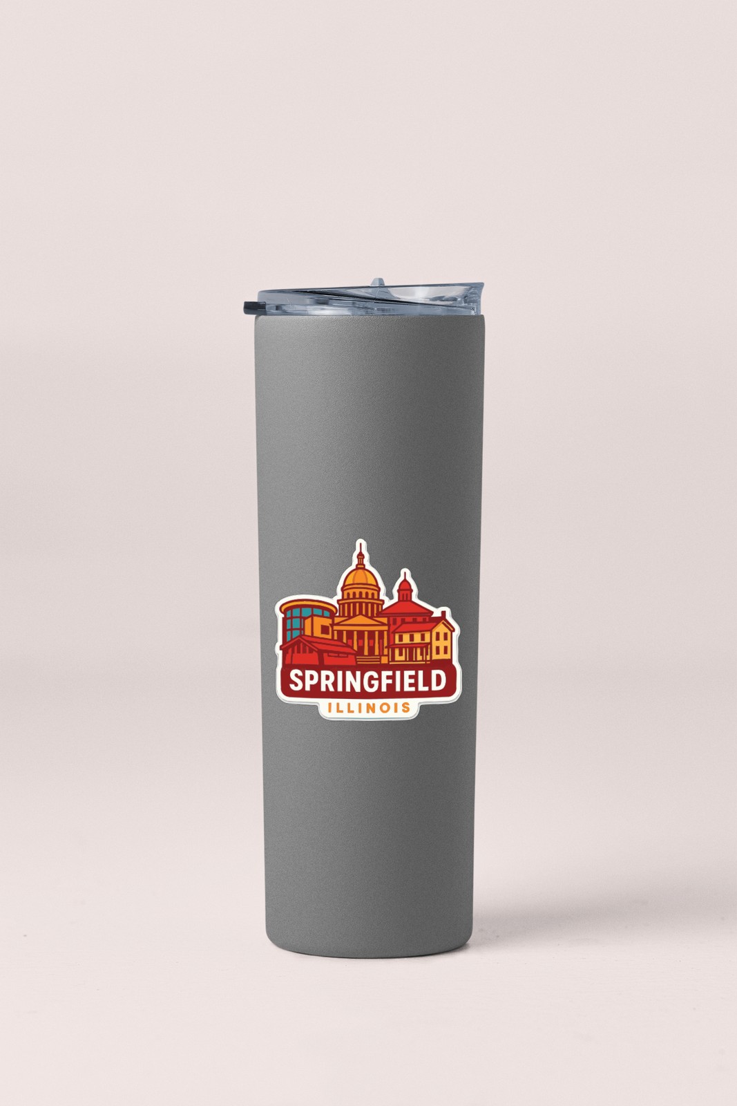 Springfield Illinois Sticker Decal Vinyl Die-Cut City Skyline Landmark Design