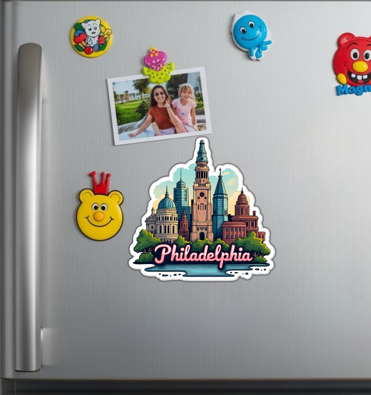 Philadelphia Philly Pennsylvania Fridge Magnet or Laptop Sticker