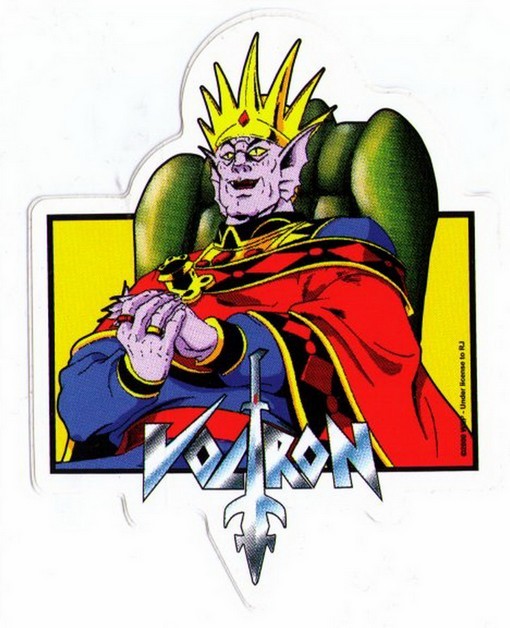 Voltron Ripple Junction (2000) Licensed King Zarkon Sticker