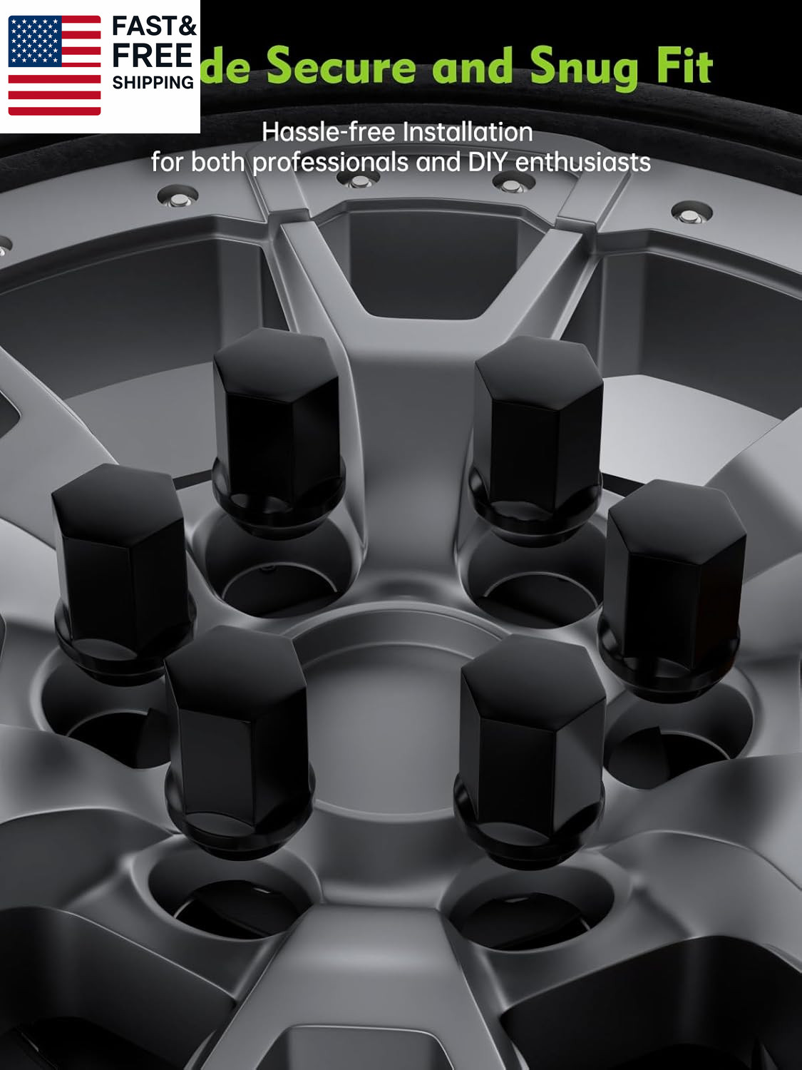 M14X1.5 OEM Lug Nuts – Replacement for 2012-2022 Ram 1500, 1999-2022 Chevy Silv
