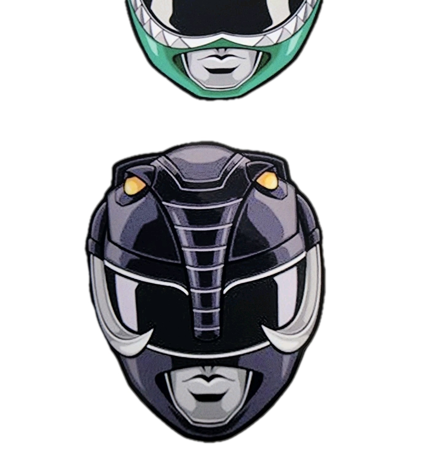 6 Pack Power Ranger Inspired Waterproof Car Decal Wall Vinyl Sticker Cartoon