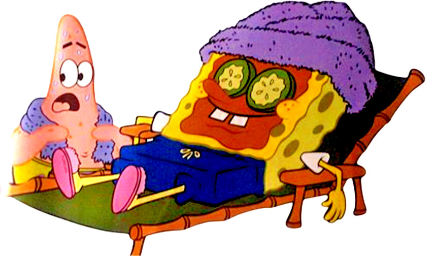 Spongebob SquarePants & Patrick Removable Home Décor 15″ Wide WALL STICKER NEW