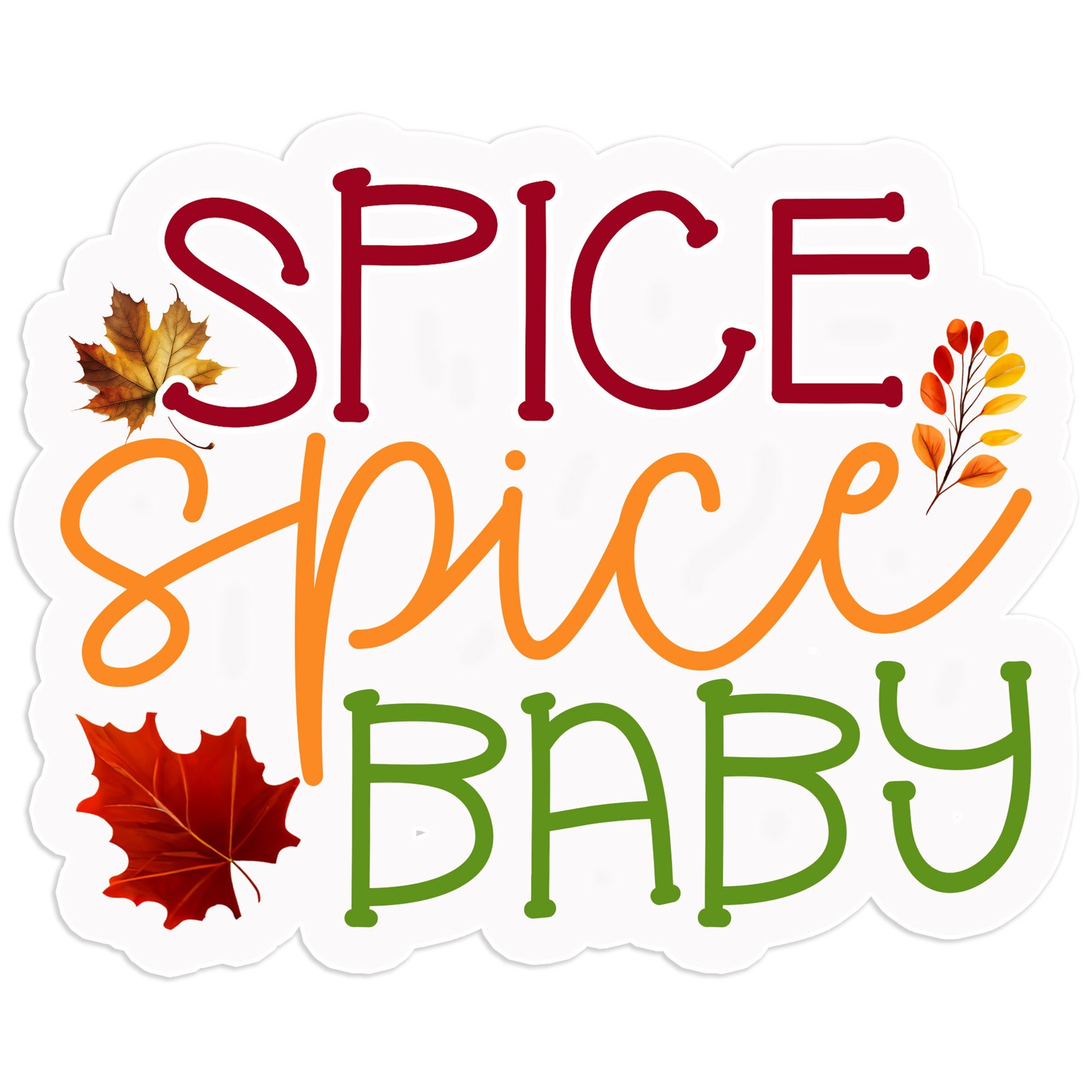 Spice Spice Baby – Vinyl Decal Sticker – Car Window Laptop – #1103